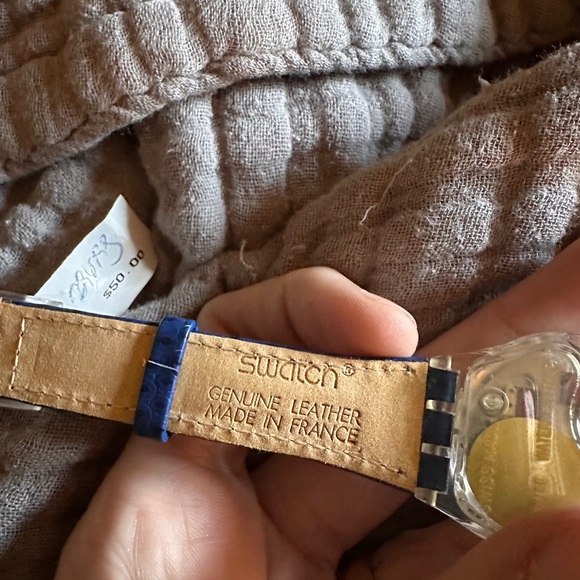 Swatch Blue and Green Watch - Picture 4 of 5